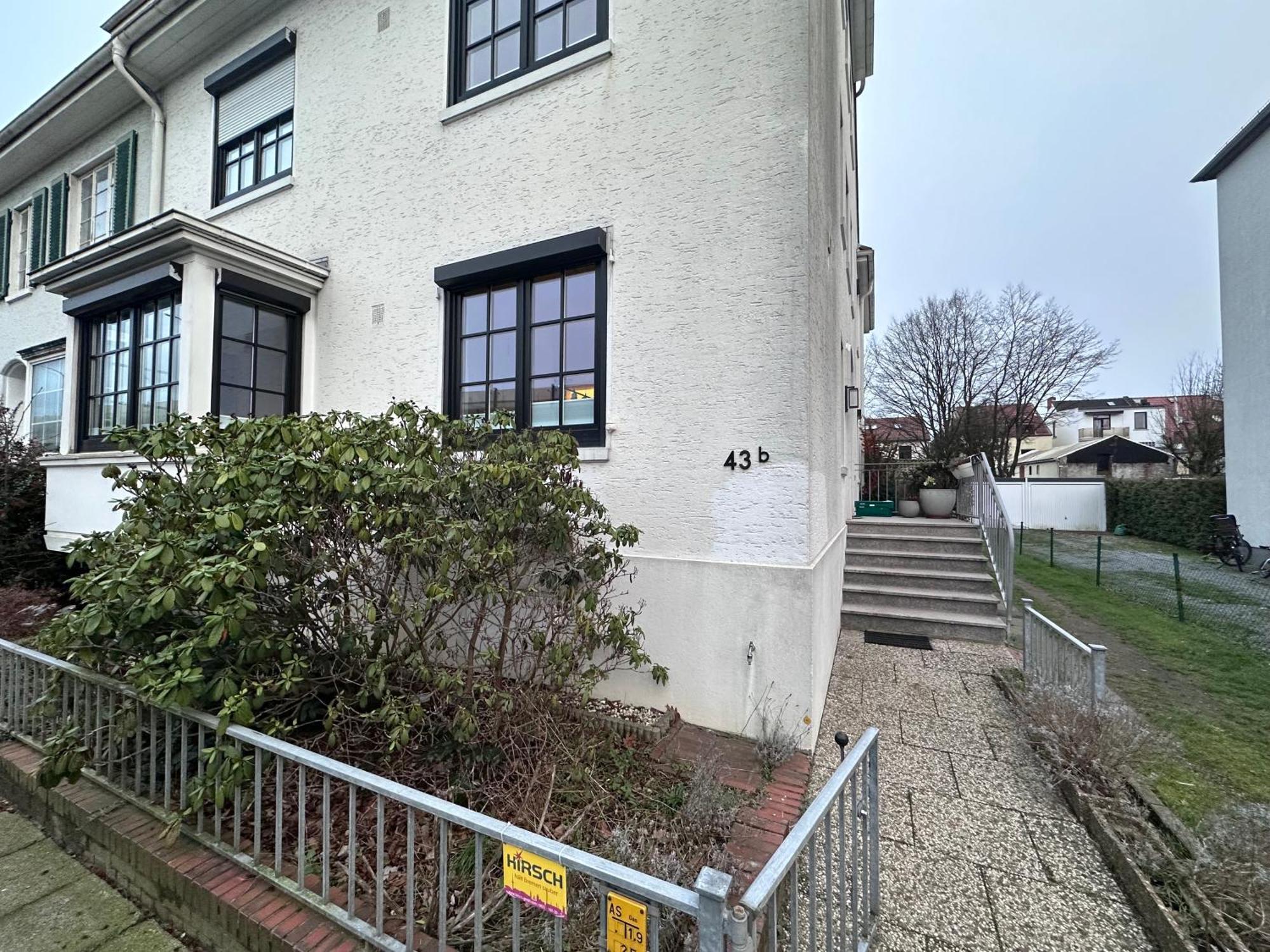 Souterrain Appartement Im Geteviertel Бремен Екстериор снимка